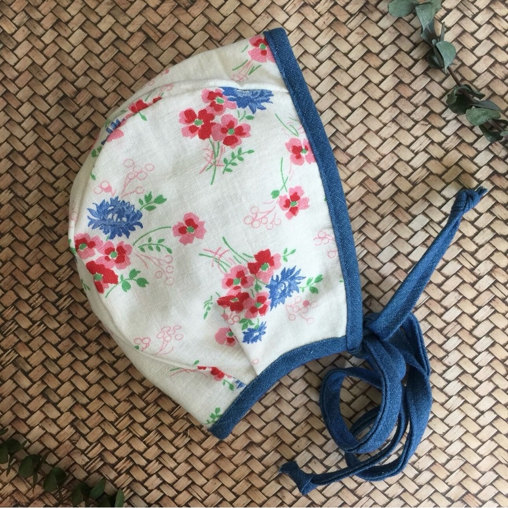 Handmade bonnet by Sweet As April
